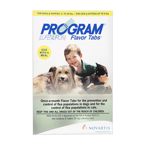 Program Flavour Tabs For Dogs 14.8 - 44lbs Brown 12 Tablet