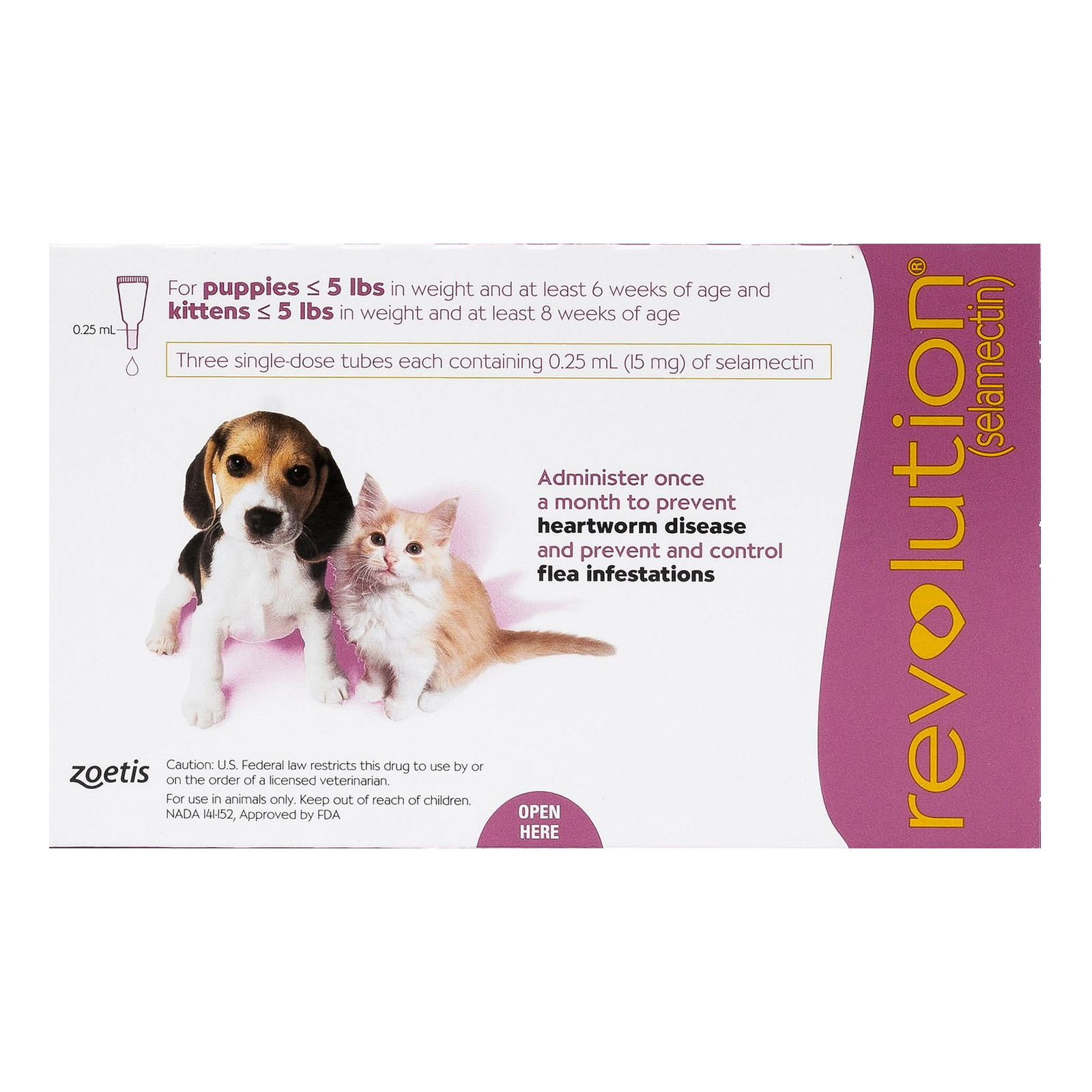 Revolution For Kittens / Puppies Pink 6 Doses