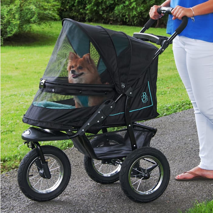 Pet Gear NV No-Zip Sky Line Pet Stroller, For pets up to 70 lbs., Blue