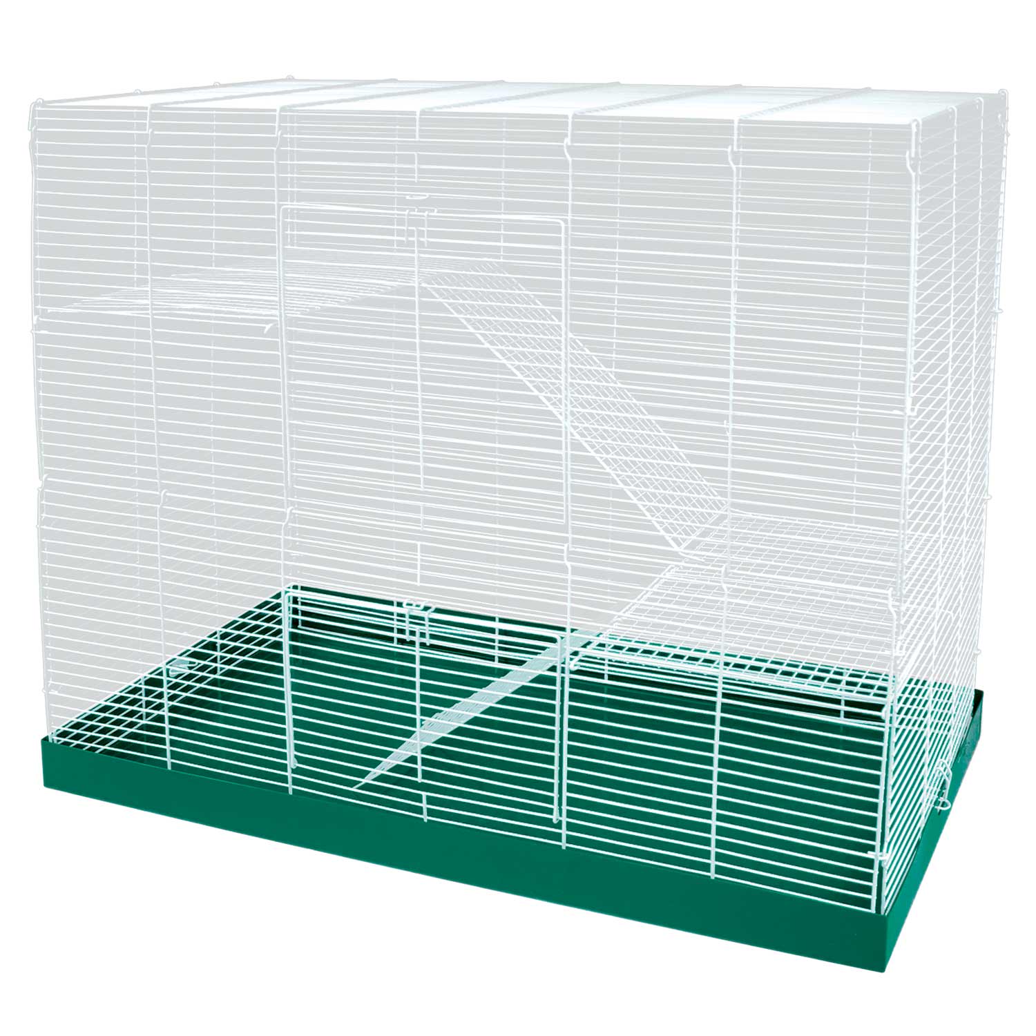 WARE Chew Proof Three Level Small Animal Critter Cage, 15.75 IN, Blue / White