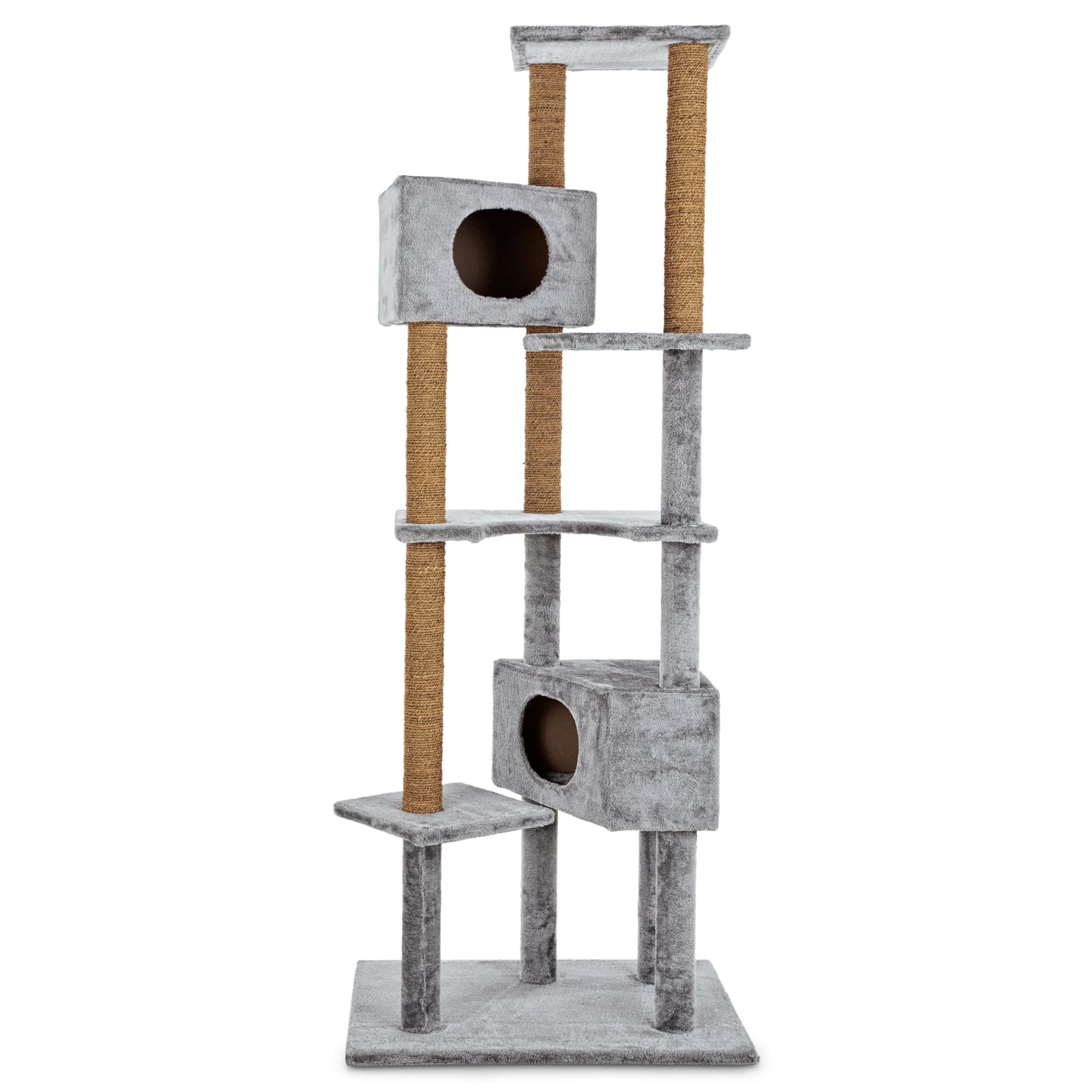 EveryYay Essentials Grey Lookout Large Cat Loft 8-Level Cat Tree