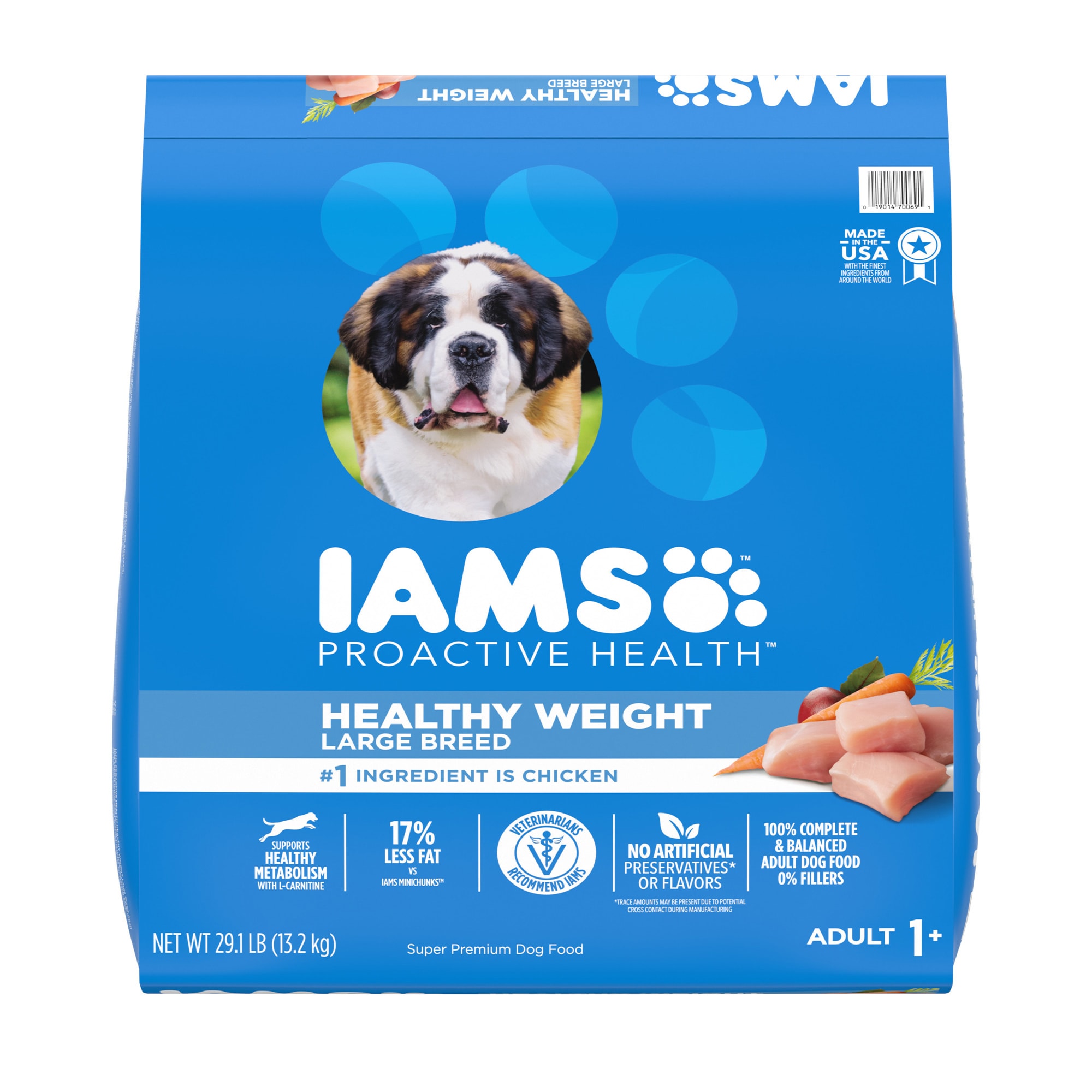 Iams ProActive Health Adult Healthy Weight Control with Real Chicken Large Breed Dry Dog Food