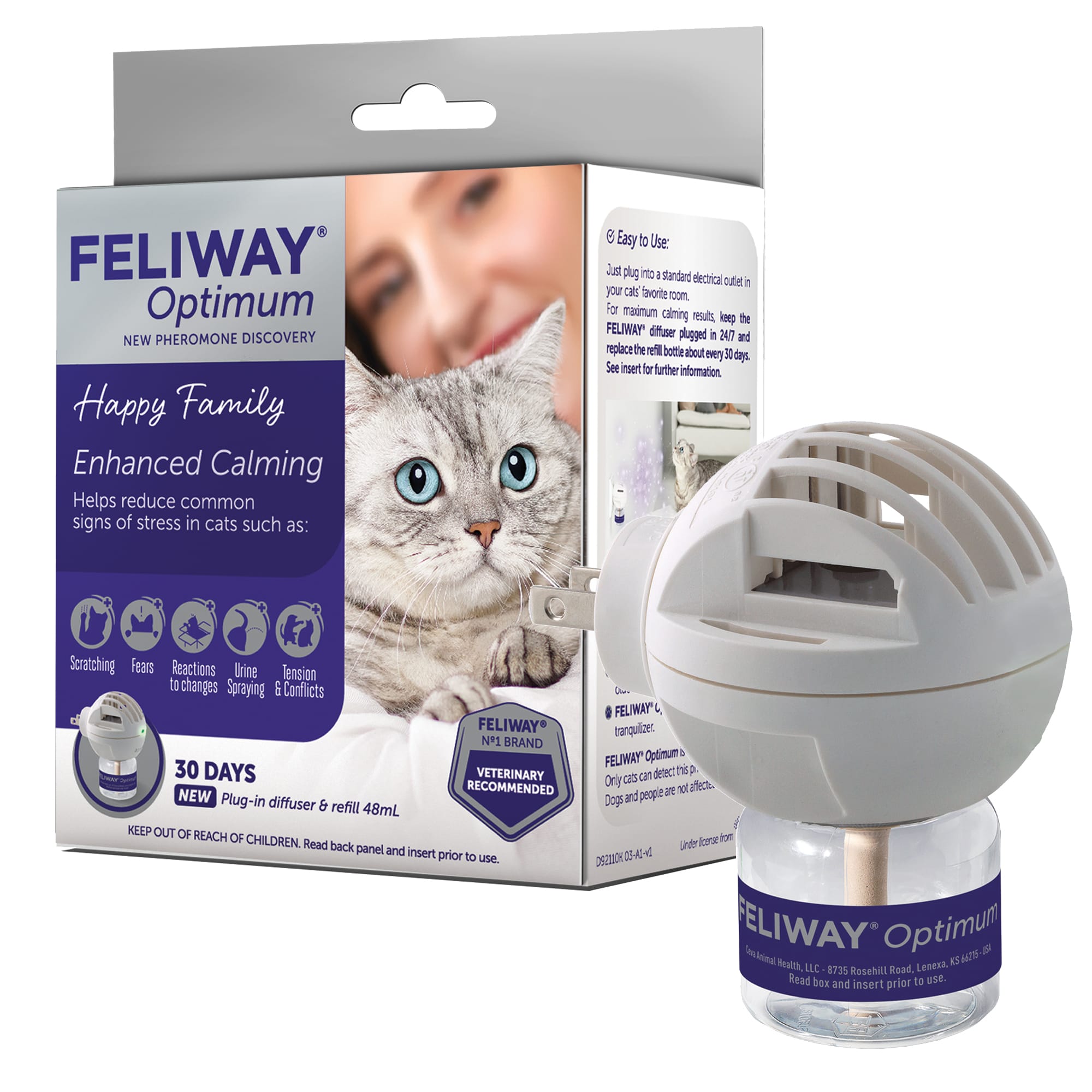 Feliway Optimum Diffuser & Refill Kit for Cats