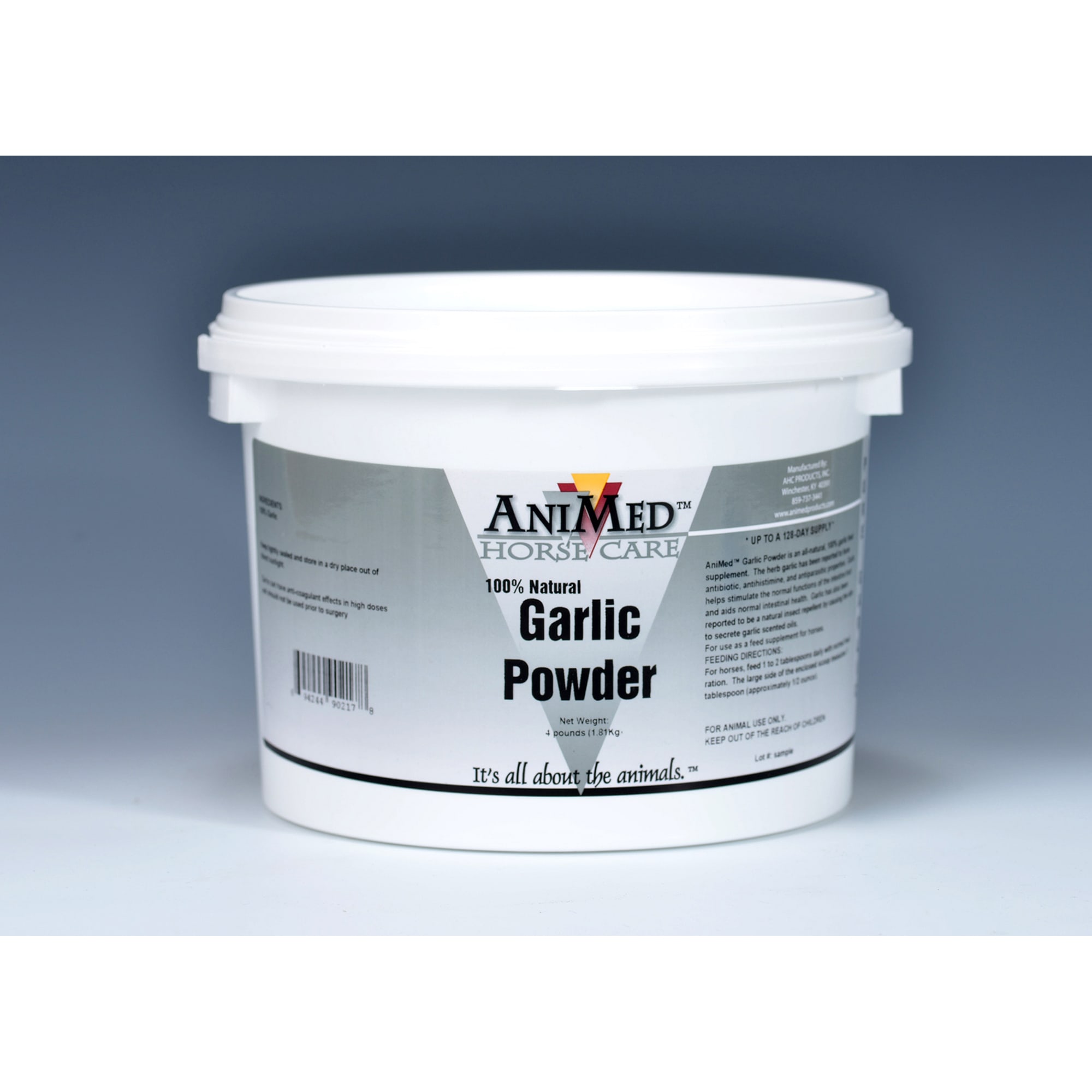 AniMed Garlic Powder Pure Equine Digestive Supplement, 4 lbs.
