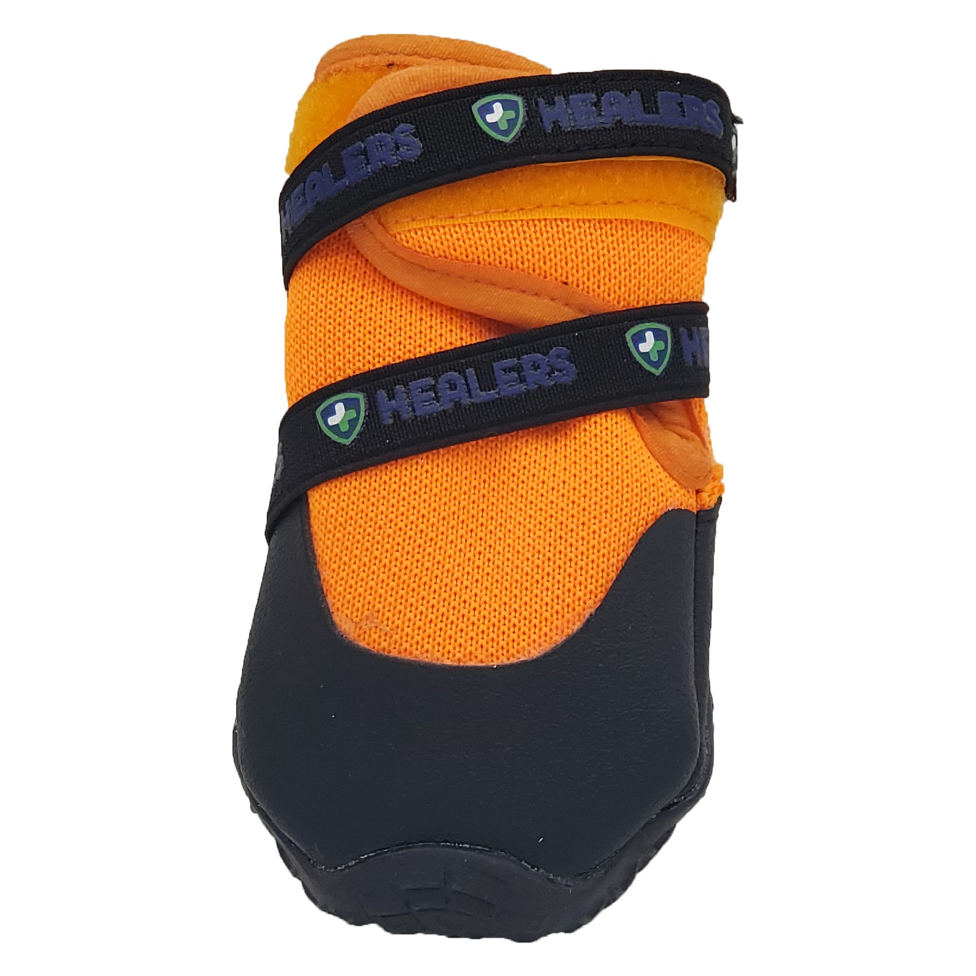 HEALERS Orange Urban Walker III Dog Boots Set, Medium/Large, Orange / Black