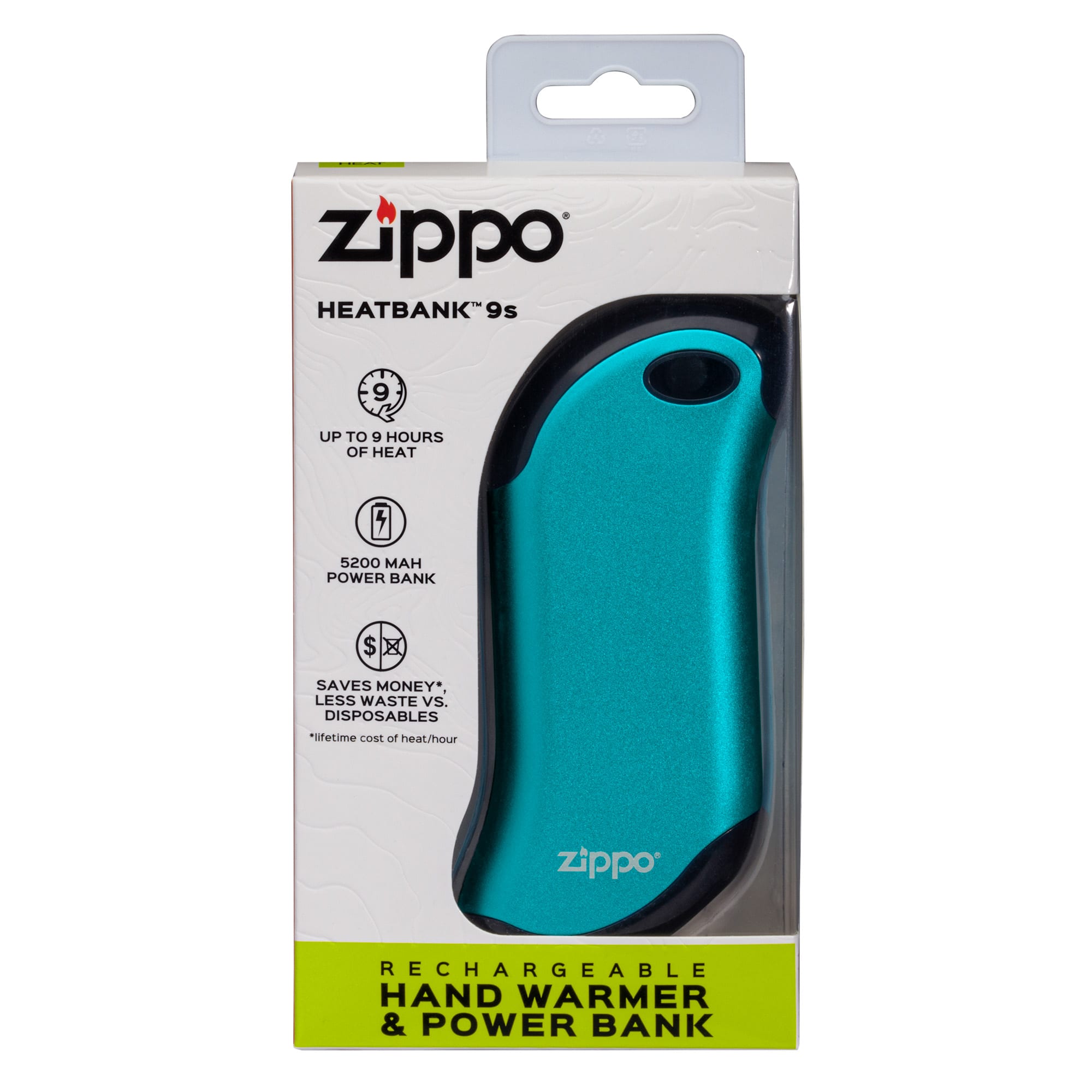 Zippo Manufacturing Company Blue HeatBank 9s Rechargeable Handwarmer