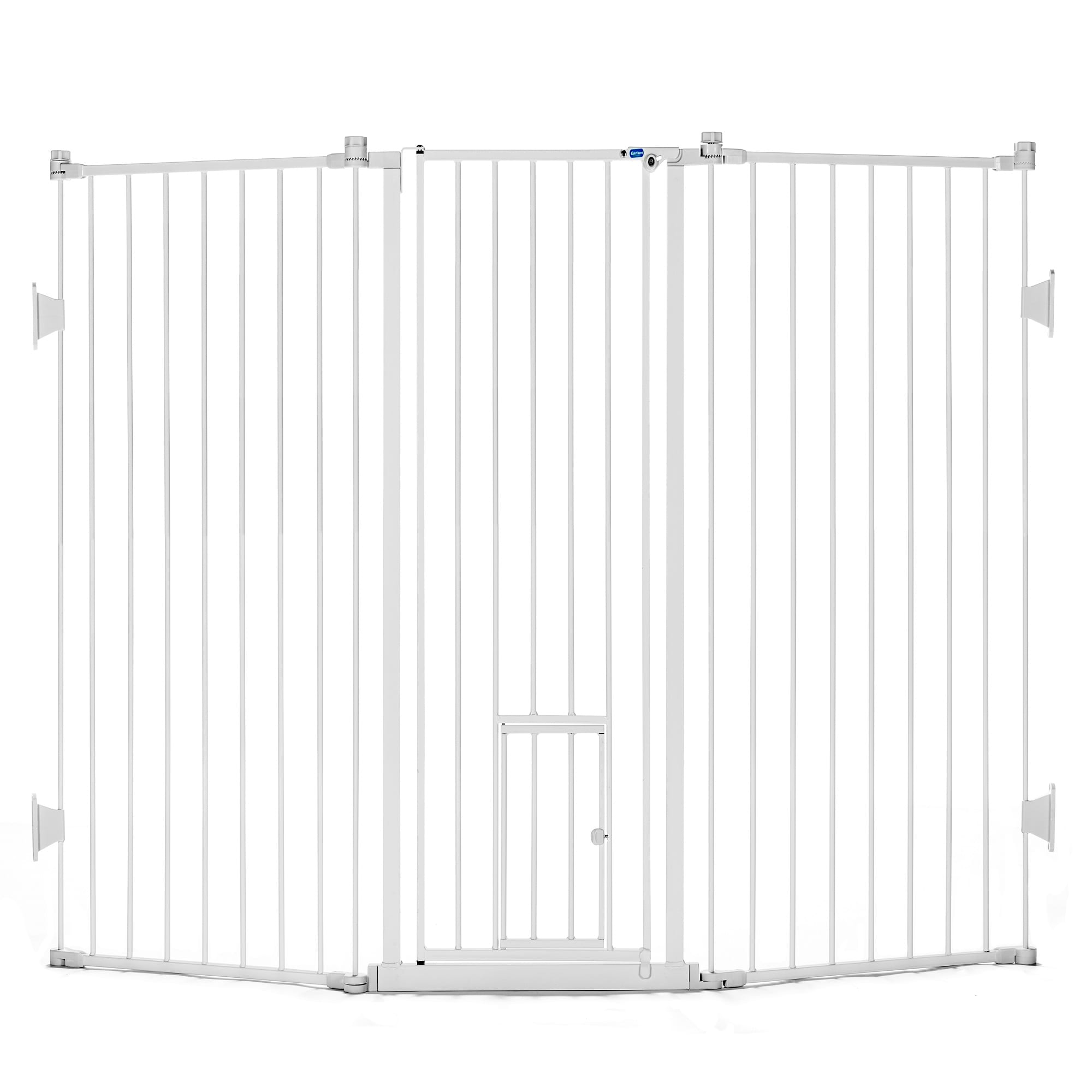 Carlson Pet Products Extra Tall Flexi Gate with Pet Door