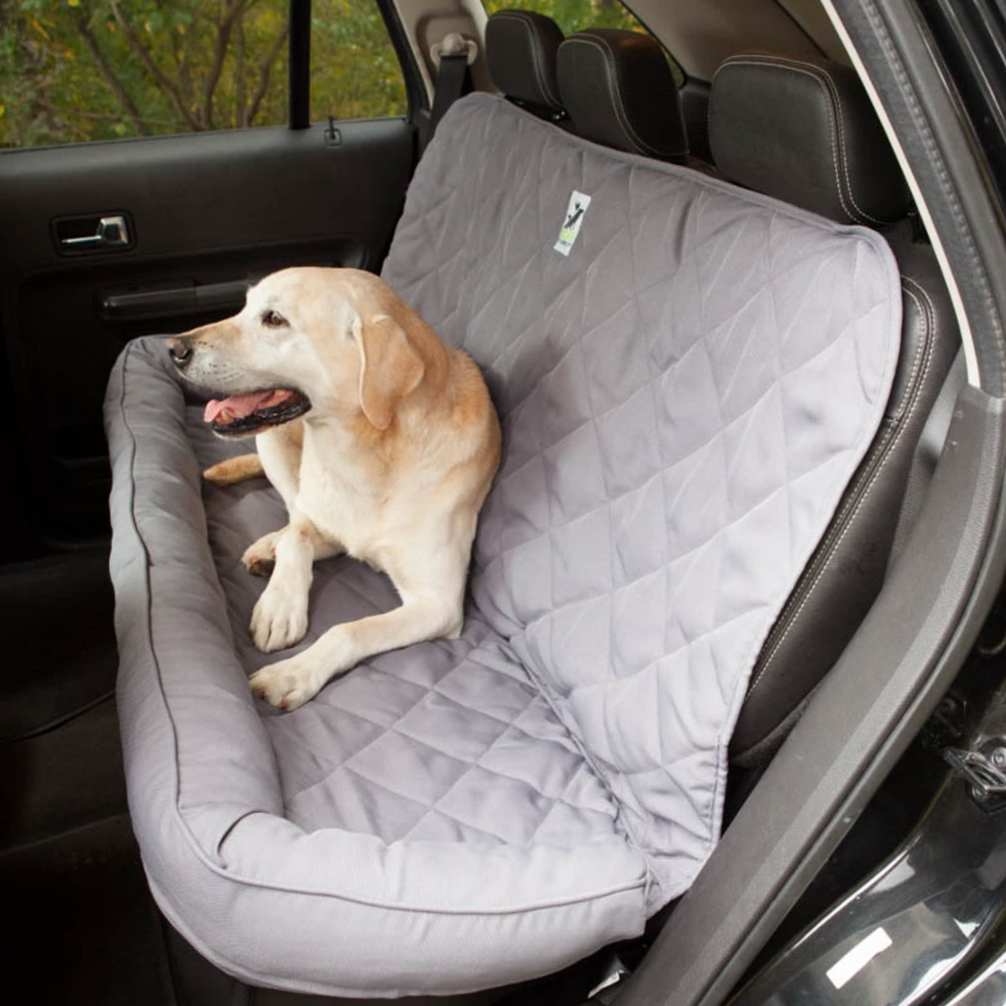 3 Dog No Slip Bolster Grey Seat Protector