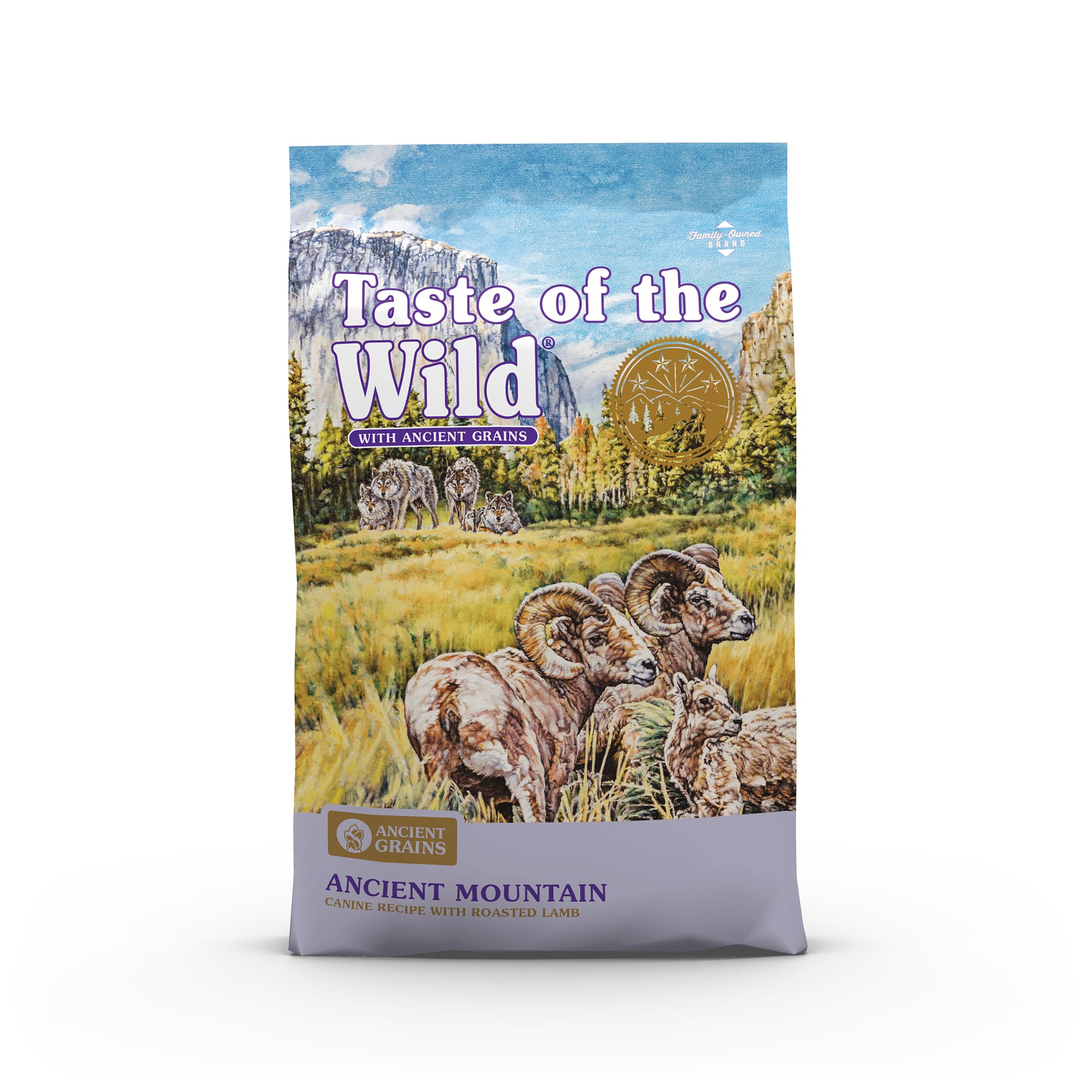 Taste of the Wild Ancient Mountain with Roasted Lamb and Ancient Grains Dry Dog Food, 14 lbs.
