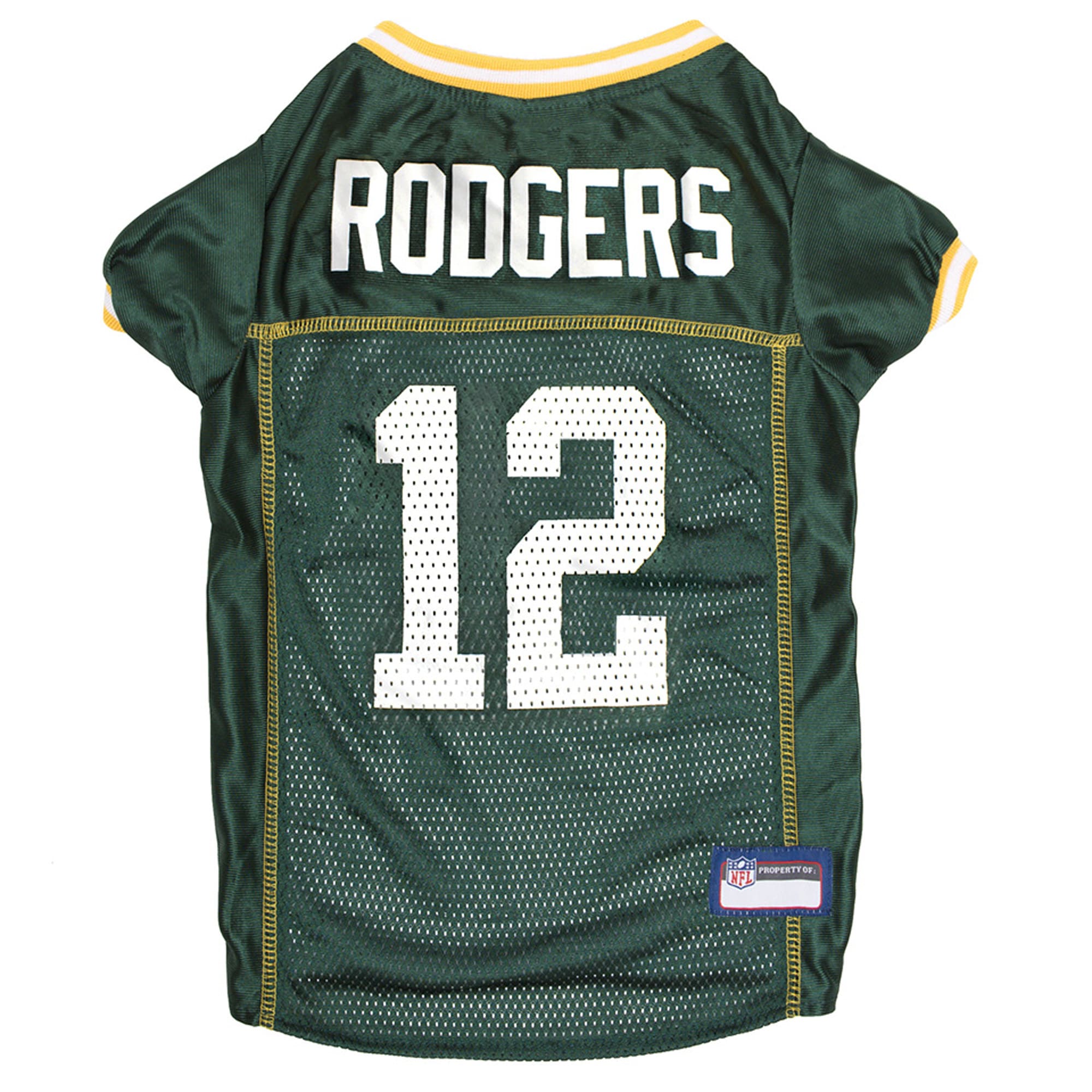 Pets First Aaron Rodgers Jersey (GBP) for Dogs, X-Small, Multi-Color