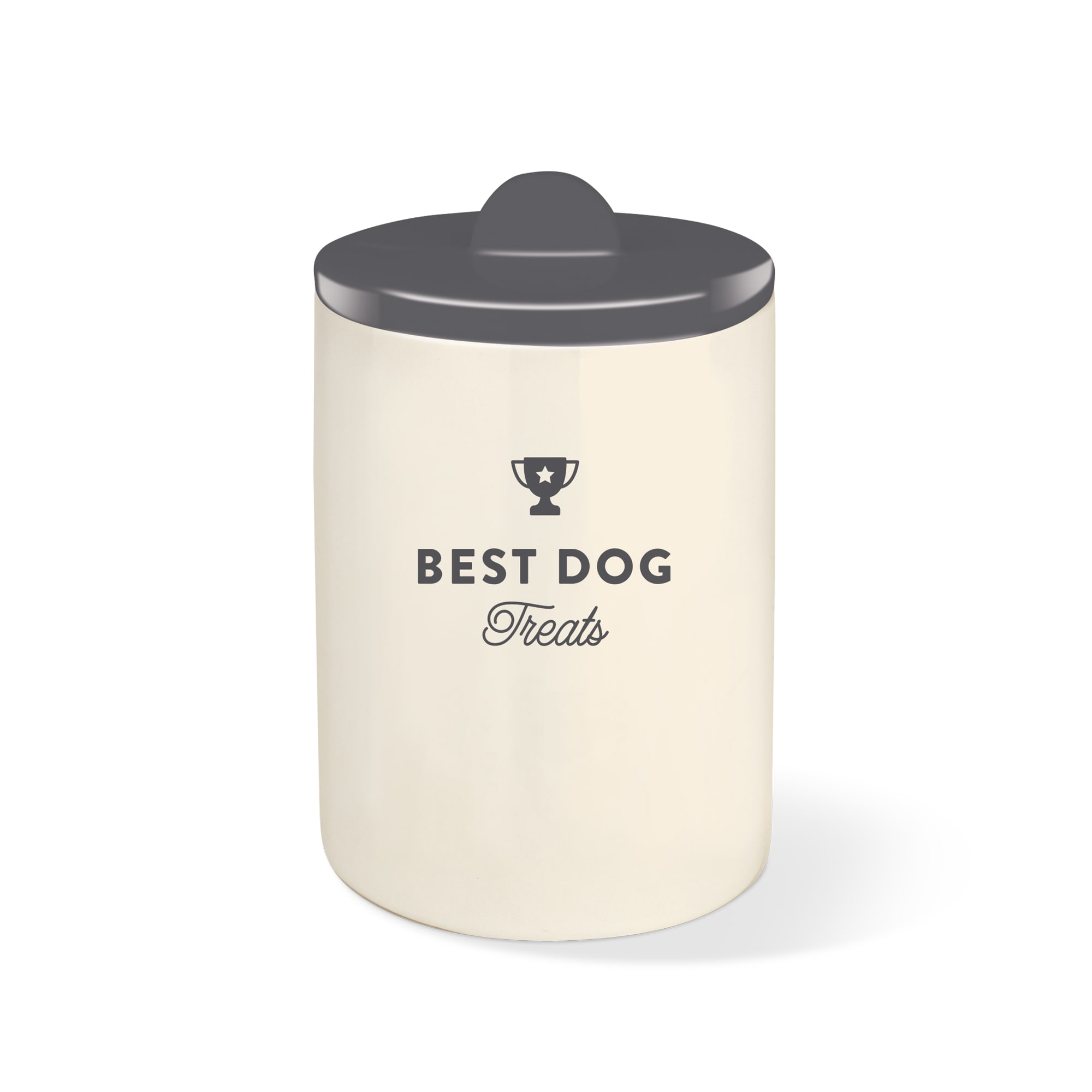 PetShop by Fringe Studio Best Dog Gray Pet Treat Jar