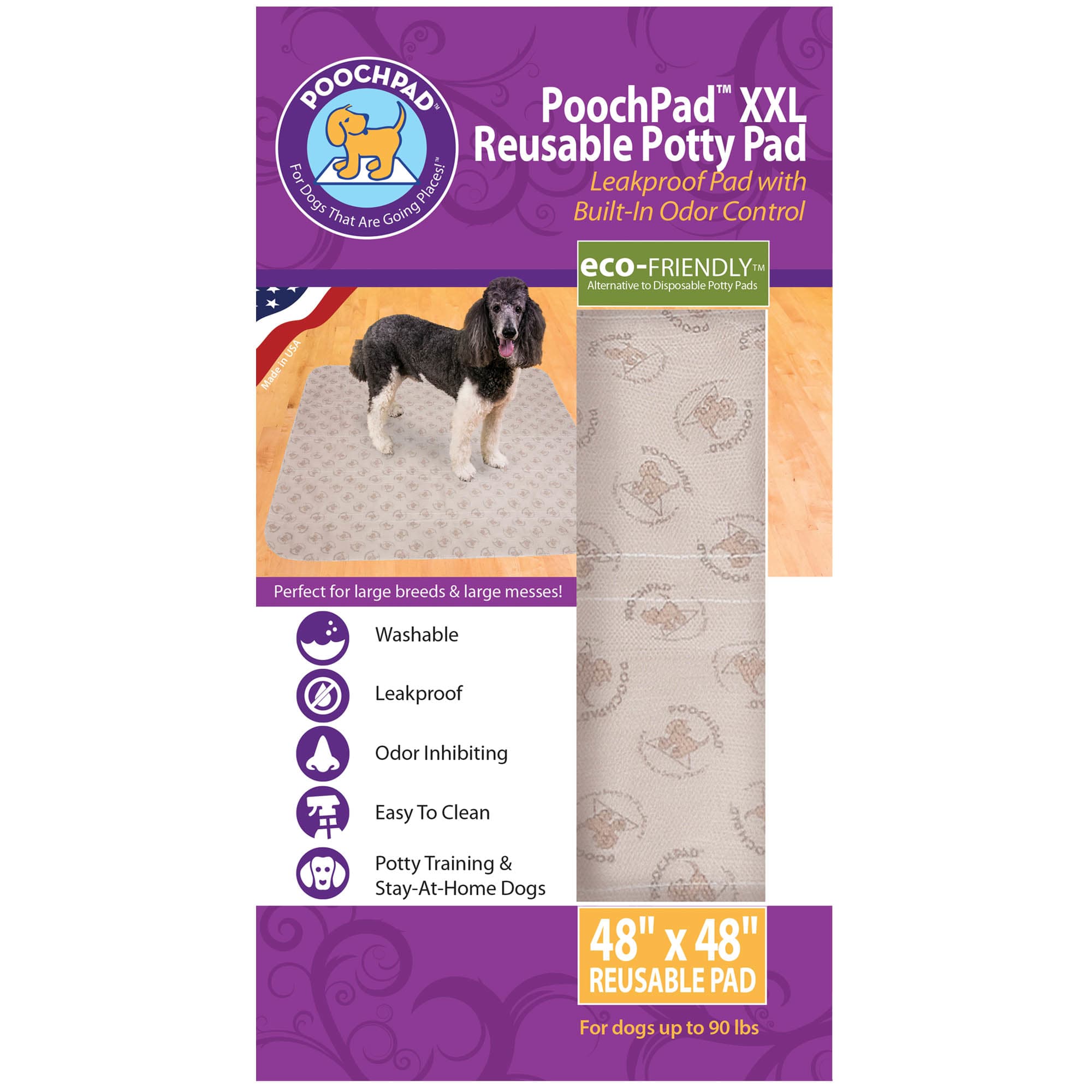 PoochPads Reusable Absorbent Potty Pad for Dogs