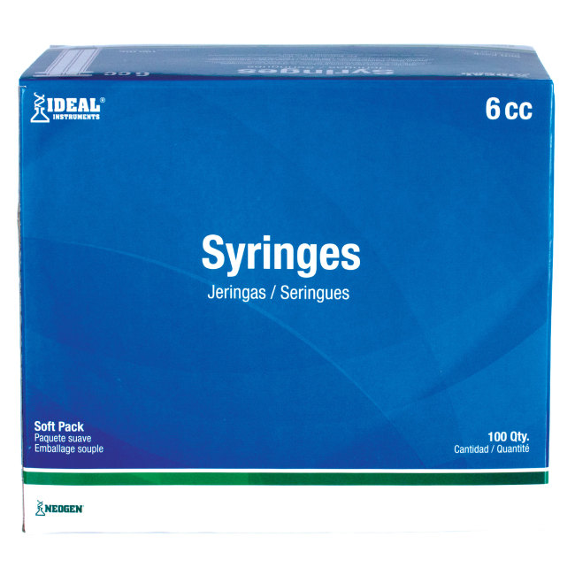 Small Syringes without Needles 6cc, 100 ct LL