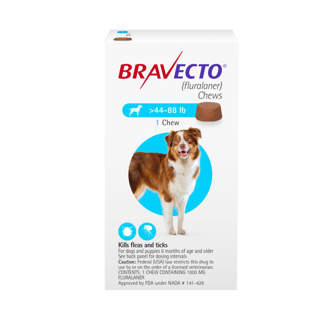 Bravecto&#174; 44-88 lbs (sold per tablet)